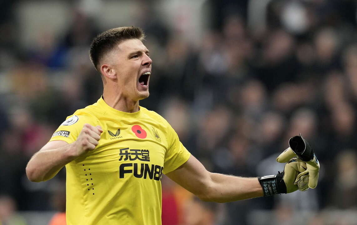 Nick Pope, durante un partido de esta temporada con el Newcastle. EFE/EPA/Archivo