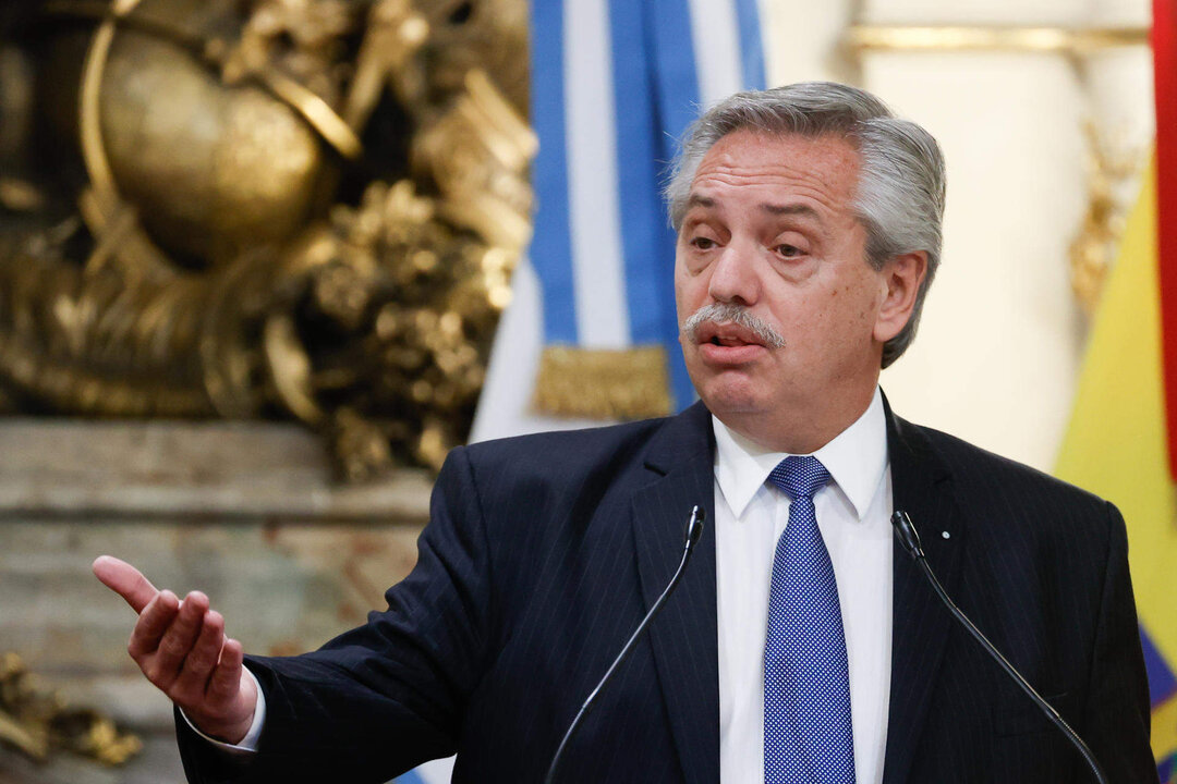 El presidente de Argentina, Alberto Fernández, en una fotografía de achivo. EFE/ Juan Ignacio Roncoroni