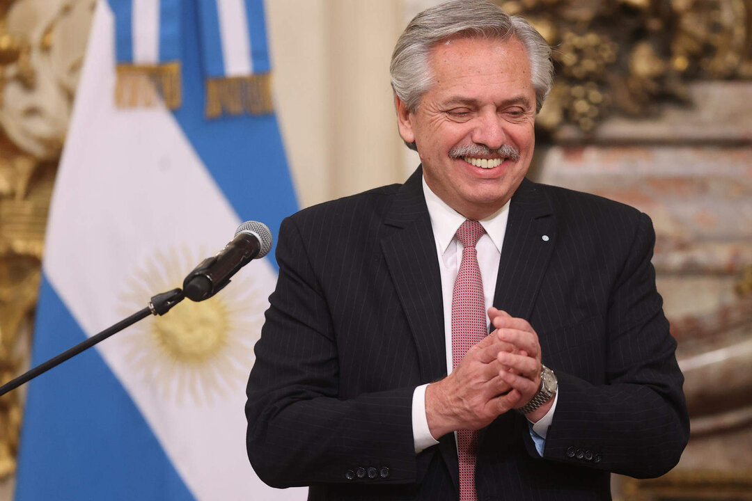 El presidente de Argentina, Alberto Fernández, en una fotografía de archivo. EFE/Juan Ignacio Roncoroni